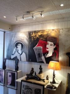 Exposition  de " Portraits"  Atelier 11  ,Cannes.