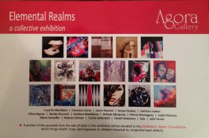 Exposition "Elemental Realms" at  Agora Gallery New York.